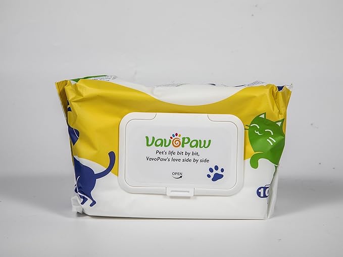 Dog Wipes for Paws and Butt, Pet Wipes for Dog Cat, Unscented Hypoallergenic Thick Dog Grooming Wipes for Cleaning Deodorizing, Puppy Wipes for Face Eye Ears Body Bath, 2Pack/200 Count