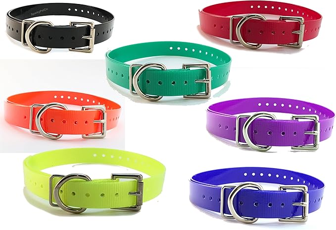 Replacement Strap for Dogtra Collars - 3/4" Wide Ultra-Durable Dog E-Collar Replacement for Training, Bark, Shock, Electric, and GPS Collars - 28" Adjustable Length Solid Oragne