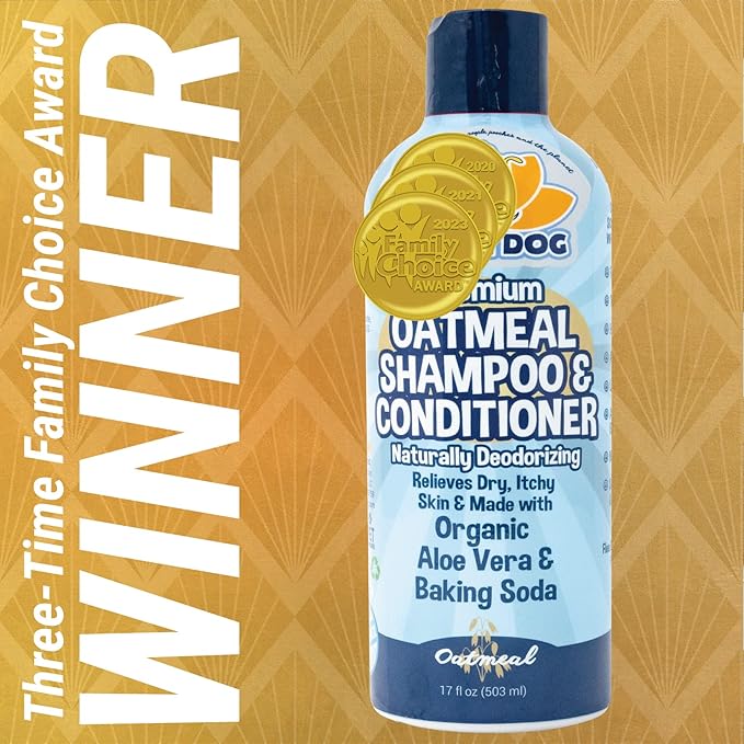 Bodhi Dog Oatmeal Shampoo 17oz + Sugar Cookie Cologne 4oz Bundle