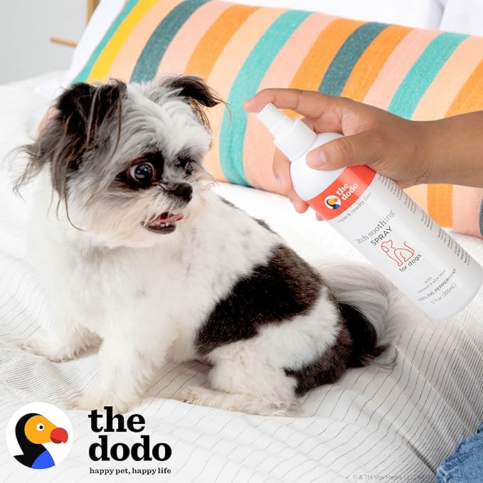 The Dodo Itch Relieving Shampoo & Spray Twin Pack for Dogs; 12oz Itch Relief Dog Shampoo + 12oz Itchy Dog Spray with Lavender and Chamomile; Vegan, Cruelty-Free, No DEA, MEA, SLS or Parabens