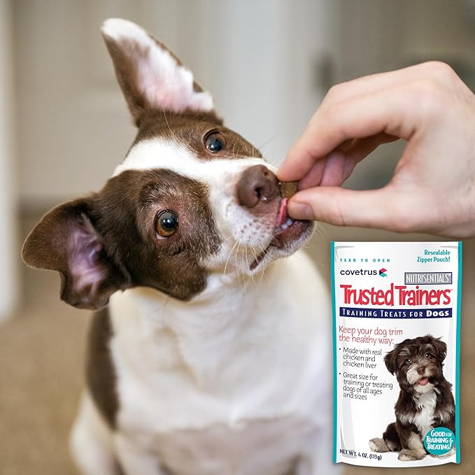 NutriSentials Trusted Trainers Training Treats for Dogs - Soft Dog Treats for Small, Medium & Large Dogs - Chicken Flavor - 10 Pack - 4 oz