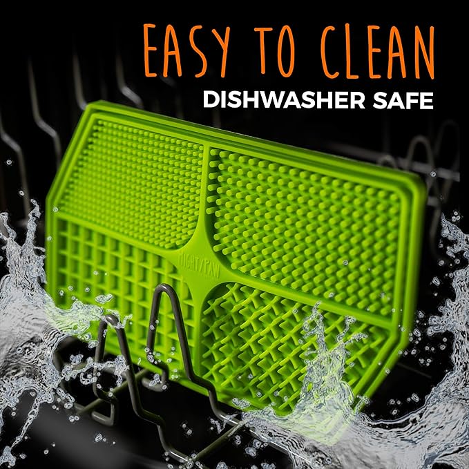 Mighty Paw Dog Lick Pad - BPA-Free Silicone Mat - Anxiety Relief, Dental Health Support, Easy Grooming, Slow Feeding, Dishwasher Safe