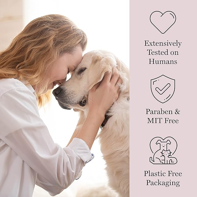 Be:Clean Deep Cleaning Dog Shampoo Bar – 110g – Tea Tree & Green Tea Formula for Glossy Coat & Odor Removal – Natural, Long-Lasting Pet Wash – Approx. 25 Uses