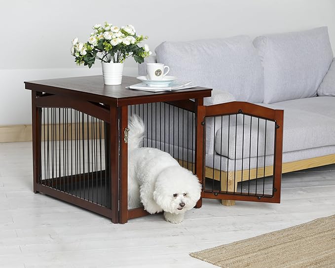 Merry Pet 2-in-1 Configurable Pet Crate and Gate, Medium