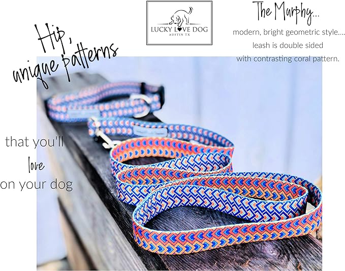 Lucky Love Dog Collars, Comfortable, Soft, Cute Dog Collar for Small Medium Large Dogs, Murphy, X-Small