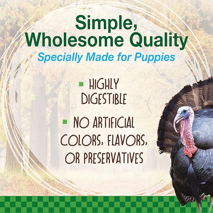 Nylabone Healthy Edibles WILD Natural Long-Lasting Turkey Flavor Bone Chew Treats for Dogs, Small/Regular (4 Count)