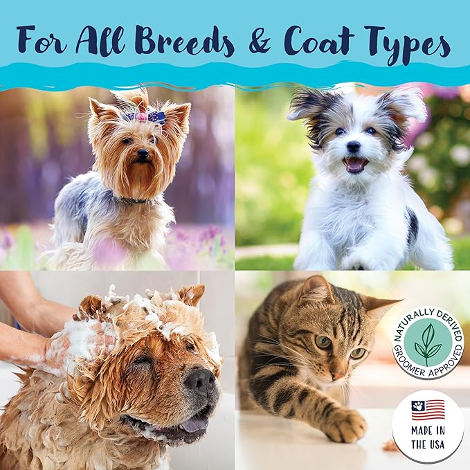 Bobbi Panter Heavy Duty Deodorizing Dog Shampoo for Degreasing & Moisturizing - Natural Ingredients, Tear-Free, pH-Balanced, 20:1 Concentrated Formula, Fresh & Clean Scent, 13 oz.