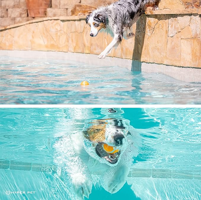 Hyper Pet MINI Tennis Balls for Dogs (Pet Safe Dog Toys & Dog Tennis Balls for Exercise, Training, Hyper Pet K9 Kannon Dog Ball Launcher) Bright Colored Interactive Dog Toy Dog Balls-Orange Pack of 4