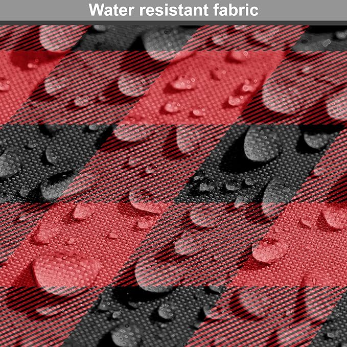 Ambesonne Plaid Dog Crate Cover, Lumberjack Fashion Buffalo Checks Pattern Retro Style Grid Composition, Easy to Use Pet Kennel Cover for Small Dogs Puppies Kittens, 22 Inch, Orange Black