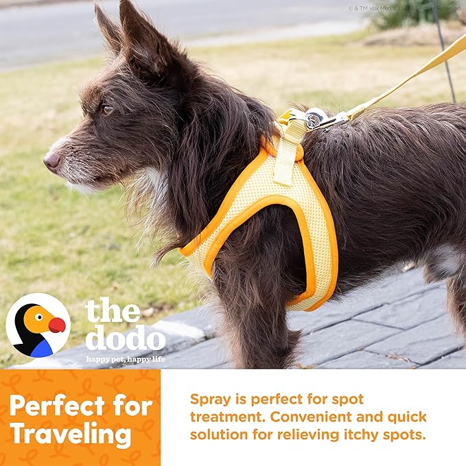 The Dodo Itch Relieving Shampoo & Spray Twin Pack for Dogs; 12oz Itch Relief Dog Shampoo + 12oz Itchy Dog Spray with Lavender and Chamomile; Vegan, Cruelty-Free, No DEA, MEA, SLS or Parabens