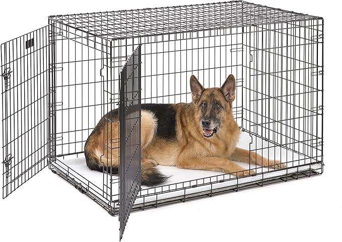 MidWest Homes for Pets Quiet Time Reversible Crate Pan Cover 48' Mushroom Diamond/Fleece