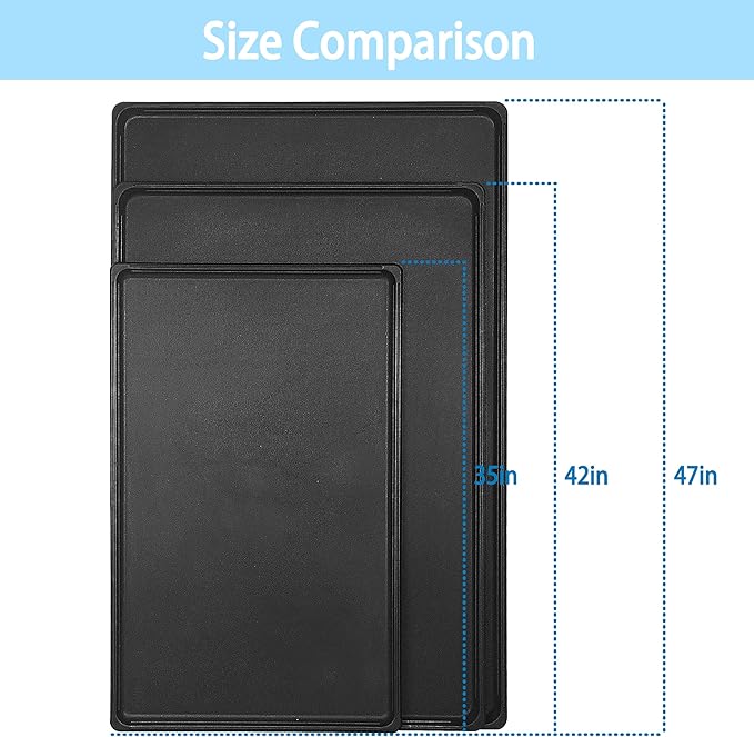 Dog Crate Tray 41"-ChewProof Replacement Pan, Easy to Clean, Easy to Assemble,Ideal for Potty Training-Perfect for Pet Crates & Kennels (1Pcs-40.9"L x 27.40"W x 1.0"H, Tray 41” fit 42” Crate)