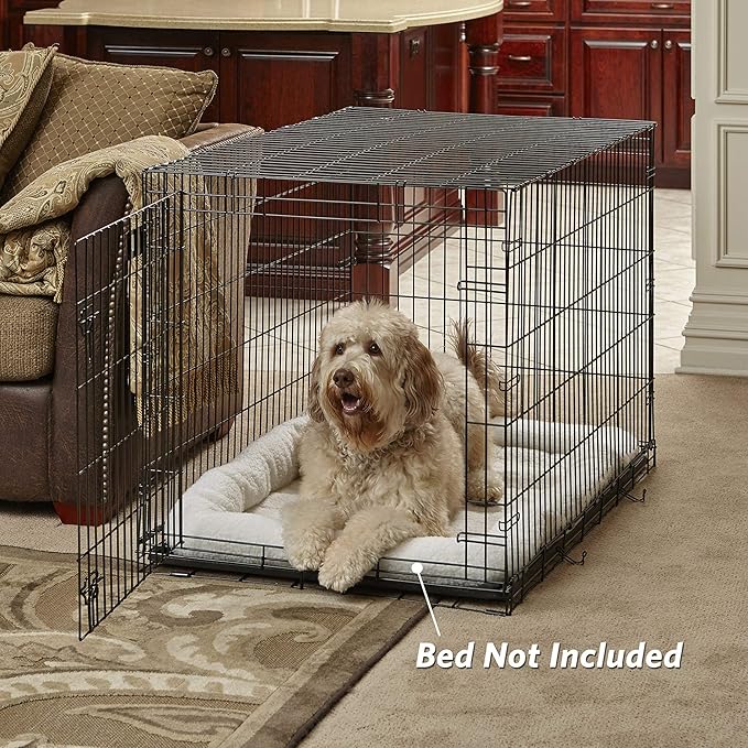 MidWest Homes for Pets Life Stages LS-1648 Single Door Folding Crate for X-Large Dogs(91 - 110lbs)