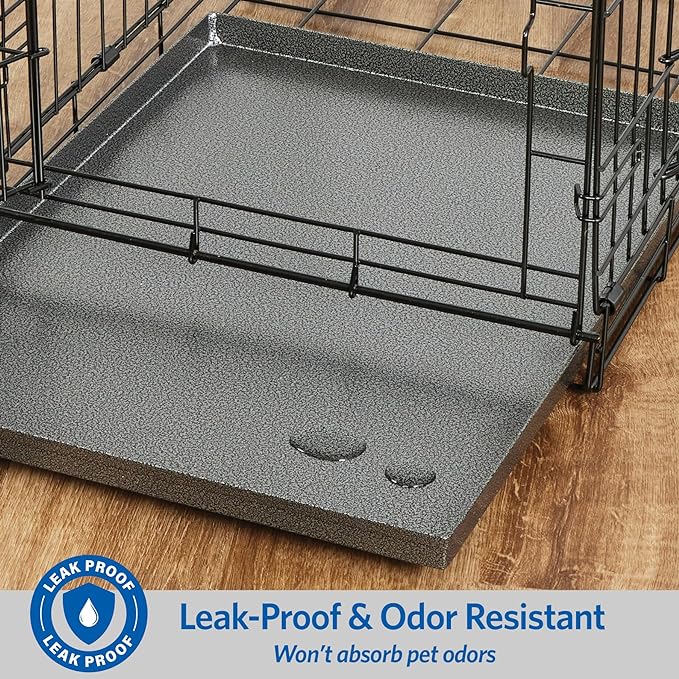 MidWest Homes For Pets Metal Dog Crate Replacement Pan; 24 inch