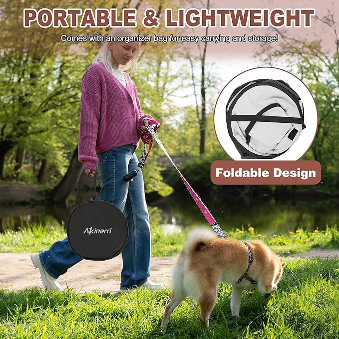 Dog Playpen - Foldable Cat Play Pens for Pubby, Kitten, Rabbit, Portable Pet Tent with Carring Bag for Indoor/Outdoor Travel Camping (Black-Large)