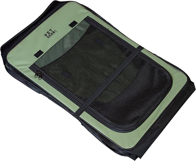 Pet Gear Travel Lite Portable Play Pen/Soft Crate with Removable Shade Top for Dogs/Cats/Rabbits, Easy-Fold + Built-in Stay Fold Band, Durable 600D Fabric, Indoor/Outdoor