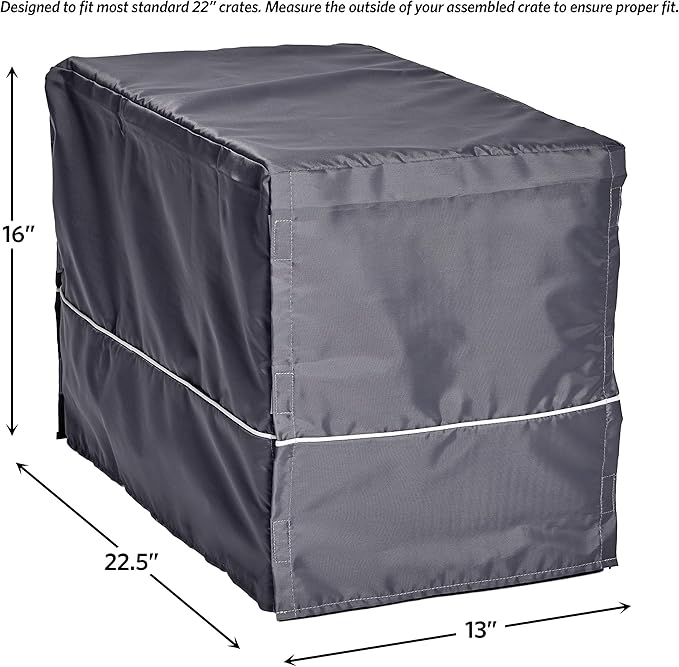 New World Pet Products Dog Crate Cover, Privacy Dog Crate Cover Fits Dog Crates, Machine Wash & Dry