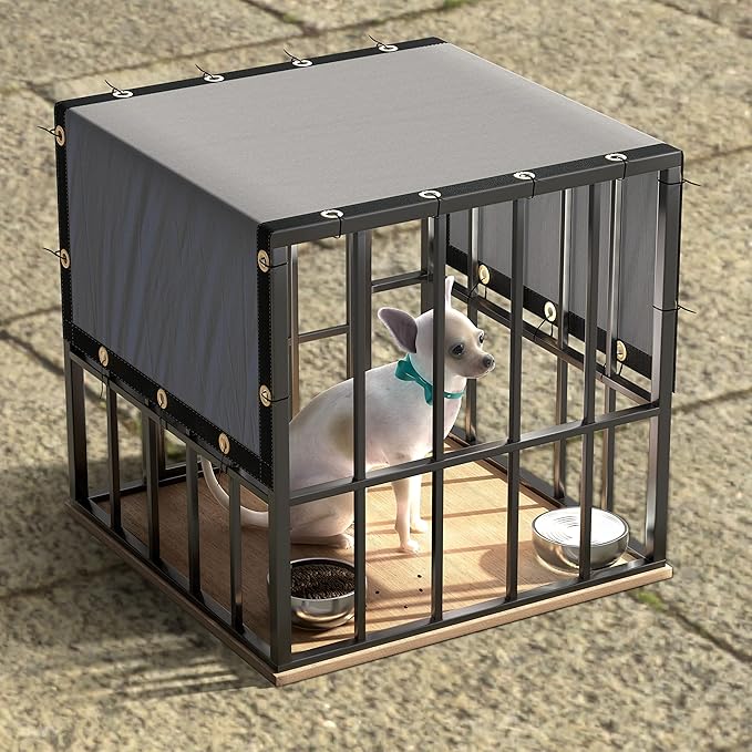 ColourTree 9' x 26' Grey Custom Size Shade Cloth with Grommets - 90% Sunblock, Durable Mesh Fabric Tarp for Dog Kennel Cover, Fence Privacy Screen, Greenhouse, Chicken Coop & Pet Playpen