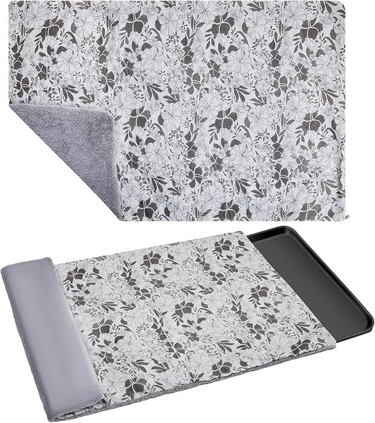 Dog Crate Pan Cover Dog Bed Cover Washable Dog Crate Liner for Pets Dog Crate Tray, Pan Cover Only, Fit for 30 x 19 Inch (Hemp Flower)