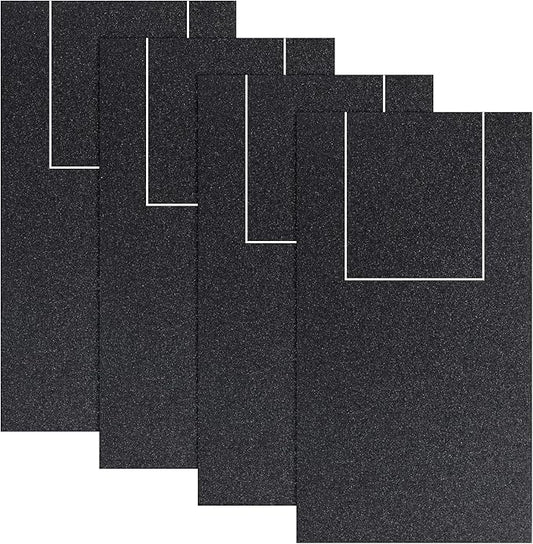 4 PCS Dog Nail Scratch Board Sandpaper Replacement 16.85 * 9.21 inch, Self-Adhesive Sandpaper, Suitable M-Shaped Dog Scratch Pad with Treat Box, L Size