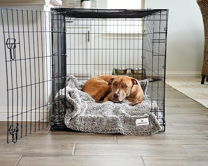 Pet Parents Premium Pet Blanket, Water Resistant Dog Blanket & Cat Blanket, Perfect for Crates, Calming, Large, Medium, Small Dogs, & Puppy Blanket Color: Chocolate Size: 32x40