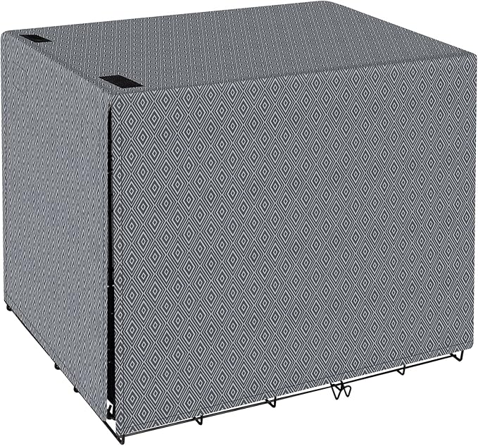 Dog Crate Cover for Wire Cages 30 Inch Indoor Breathable Polyester Pet Kennel Cover Machine Wash & Dry (Cover Only)