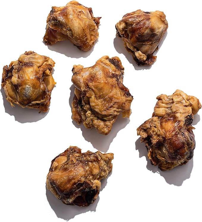 Jack&Pup Knee Bones Dog Treats | Roasted Dog Chew Bones | Single Ingredient All Natural Long Lasting Dog Bone- Savory Smoked Beef Flavor (10 Pack)