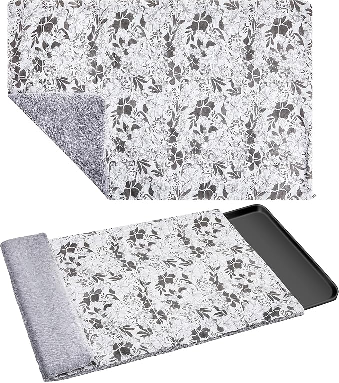 Dog Crate Pan Cover Dog Bed Cover Washable Dog Crate Liner for Pets Dog Crate Tray, Pan Cover Only, Fit for 36 x 24 Inch (Hemp Flower)