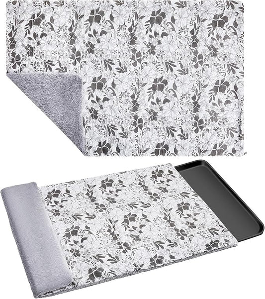 Dog Crate Pan Cover Dog Bed Cover Washable Dog Crate Liner for Pets Dog Crate Tray, Pan Cover Only, Fit for 36 x 24 Inch (Hemp Flower)