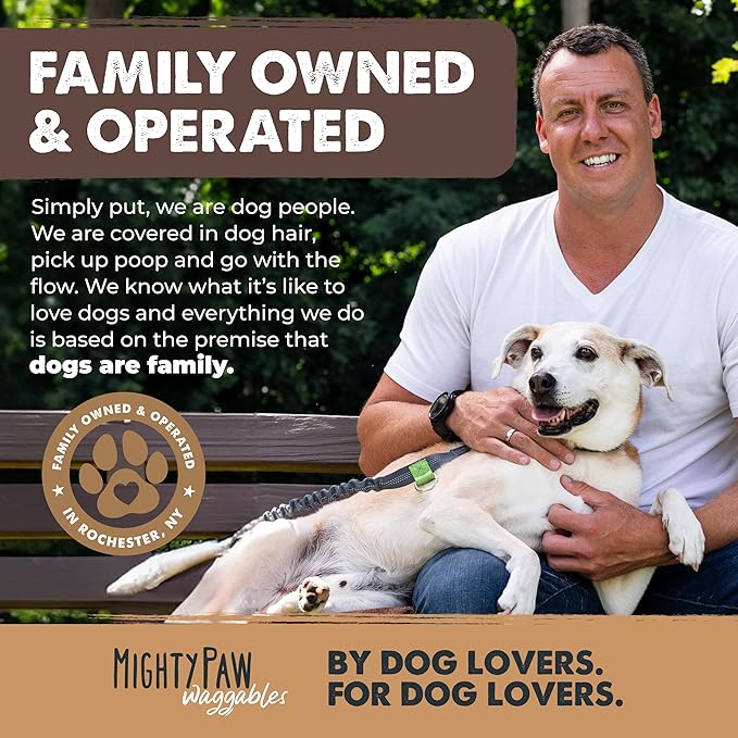 Mighty Paw Naturals Bully Sticks for Dogs - Grass Fed Beef Dog Chews. Dog Bully Sticks for Large Dogs, Medium and Small Breeds. Lower Odor Bully Sticks for Small Dogs. Single Ingredient (6" - 25 Pack)