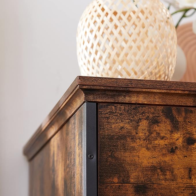 Dog Crate Furniture, Dog House Indoor with Sliding Barn Door, 35" Wood Dog Crate Heavy Duty Dog Kennels Decorative Dog Crate for Small/Medium/Large Dog Brown