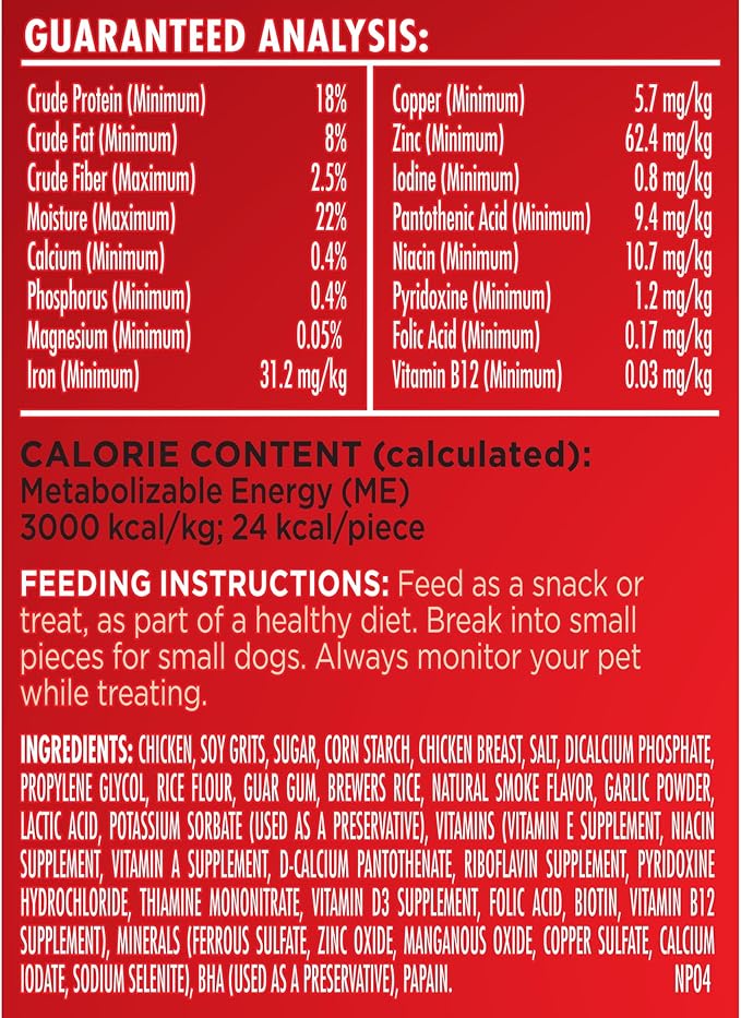 Milk-Bone Soft & Chewy Dog Treats, Chicken Recipe With Chicken Breast, 25 Ounce Container