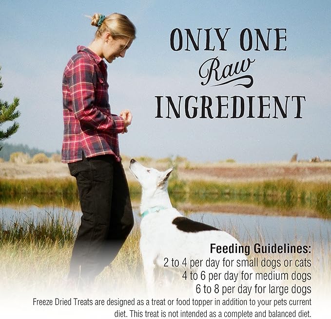 Northwest Naturals Raw Rewards Freeze-Dried Chicken Heart Treats for Dogs and Cats - Bite-Sized Pieces - Healthy, 1 Ingredient, Human Grade Pet Food, All Natural - 3 Oz