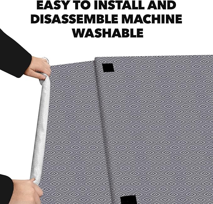 PetPrime Breathable Polyester Indoor Dog Crate Kennel Cover Durable Double Door Fit for 24-48 inches Wire Dog Crate Dog-Cover Only 48inch(48"x30"x33")