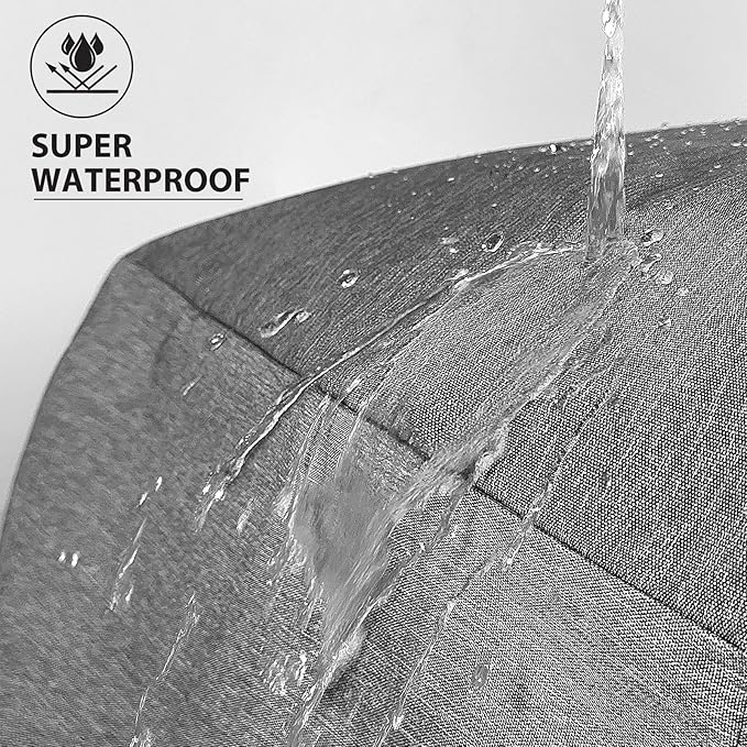 Dog Crate Cover, 600D Oxford Waterproof Kennel Cover Fits for 48 Inches Wire Crate Dog Cage, Grey