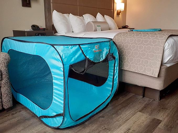 Bark Brite Pop Open Collapsible Travel Crate in 2 Sizes (Extra Large)