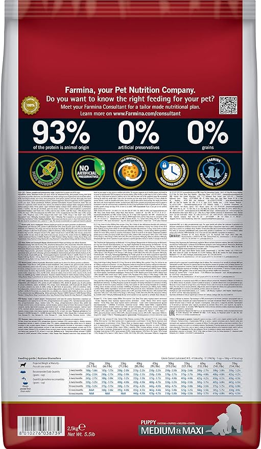 Chicken, Pumpkin and Pomegranate Puppy Medium & Maxi