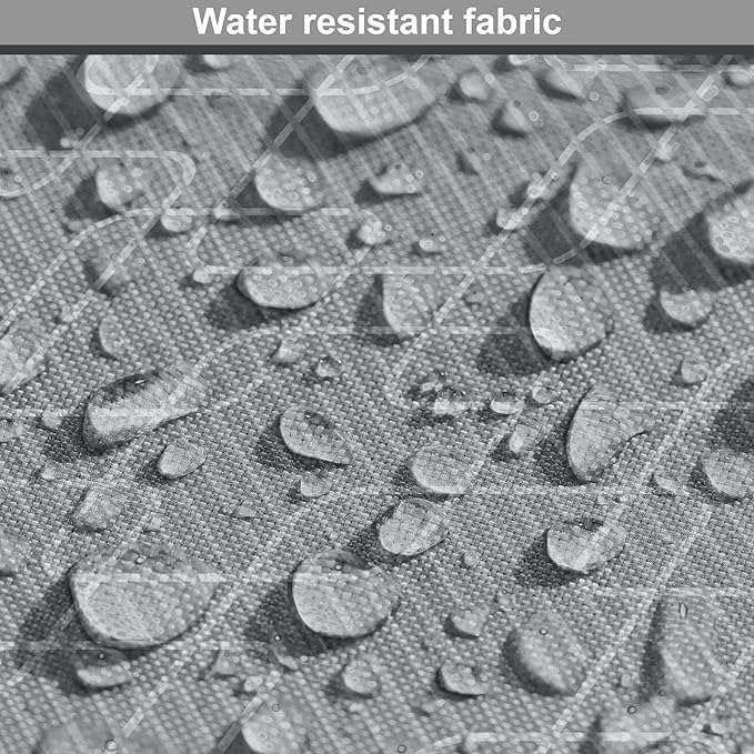 Ambesonne Geometric Dog Crate Cover, Interlinking Round Edged Squares Forming Tileable Pattern, Easy to Use Pet Kennel Cover for Small Dogs Puppies Kittens, 22 Inch, Pearl Grey