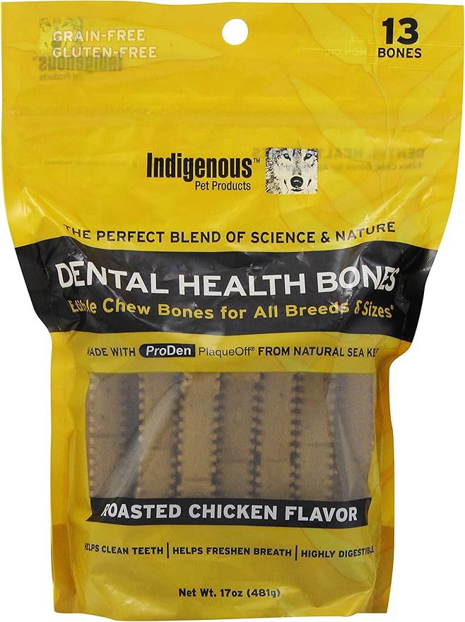 Indigenous Dental Health Bones Roasted Chicken Flavor