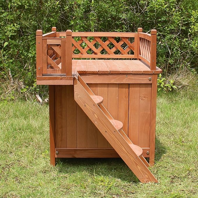 Merry Pet MPS002 Wood Room with a View Pet House