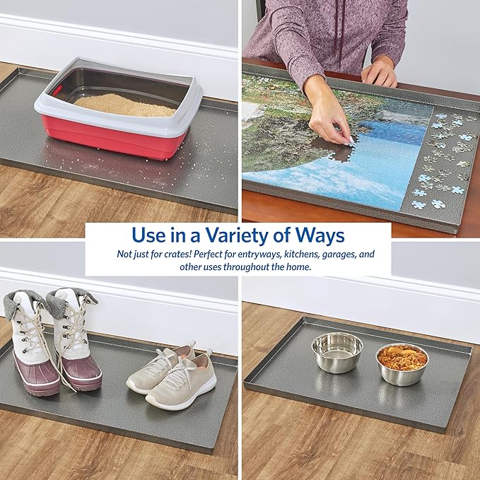 MidWest Homes For Pets Metal Dog Crate Replacement Pan; 48 inch