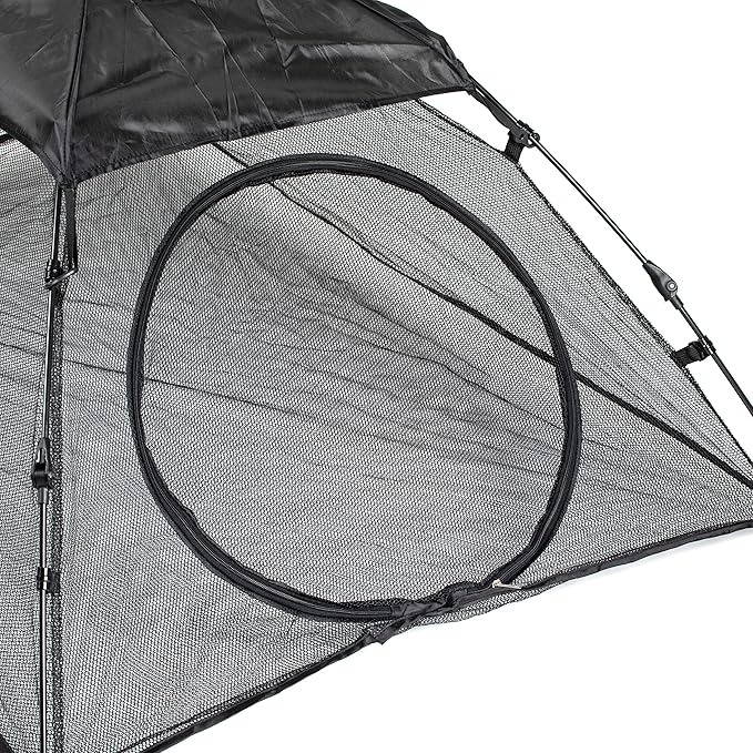 Cat Tent - Outdoor Mini Pet Play House - Portable Animal Enclosure with Securing Pegs and Carry Bag - Complete with Collapsible Food Bowl