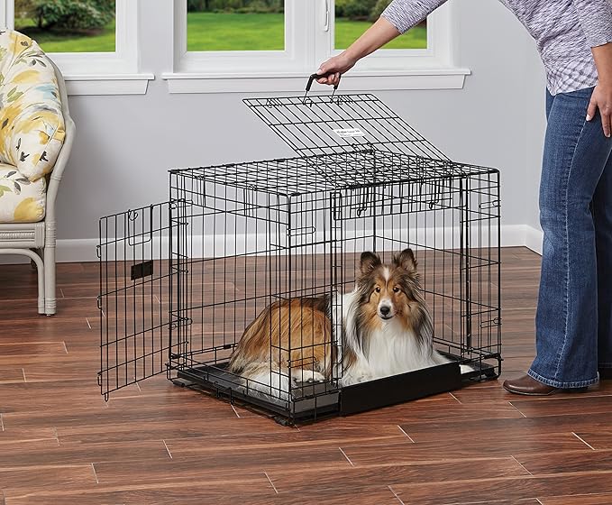 MidWest Homes for Pets Ovation Double Door Dog Crate, 30-Inch