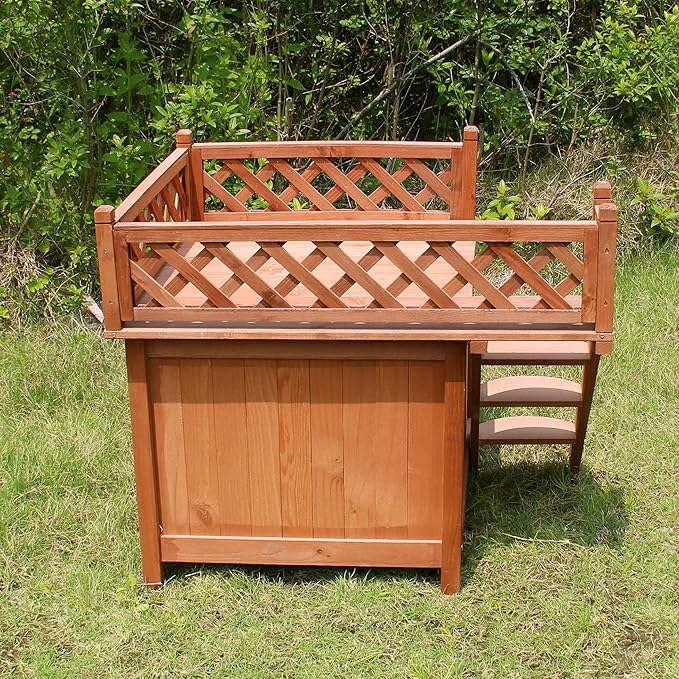 Merry Pet MPS002 Wood Room with a View Pet House